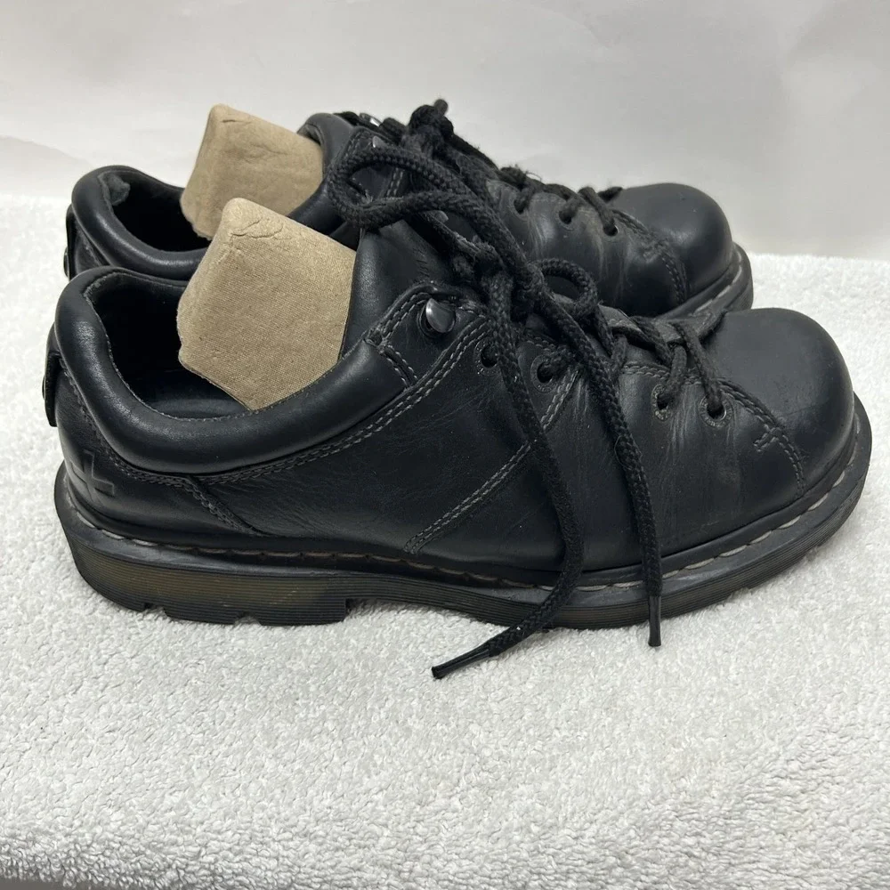 Dr Martens Mens Size 10 Black Leather 11532 Chunky Monkey Work Shoes